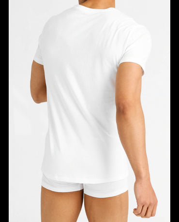 POLO RALPH LAUREN Biała Koszulka V-neck Klasyczna