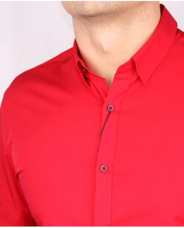 SELECTED HOMME CZERWONA KOSZULA ELEGANCKA L