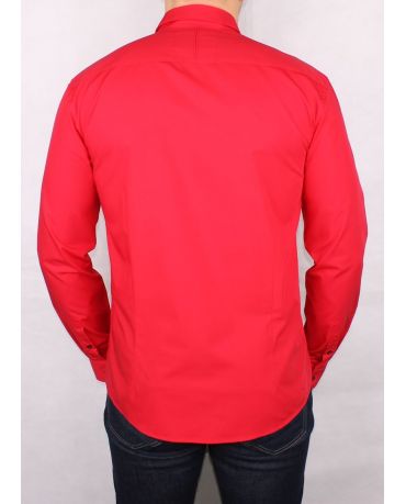 SELECTED HOMME CZERWONA KOSZULA ELEGANCKA L