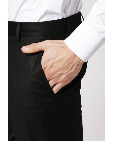 SELECTED HOMME CZARNE SPODNIE GARNITUROWE