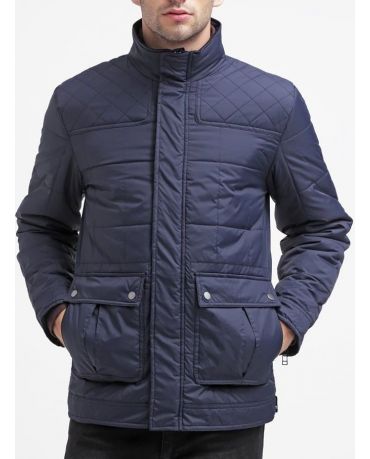 SELECTED HOMME GRANATOWA OCIEPLANA KURTKA M