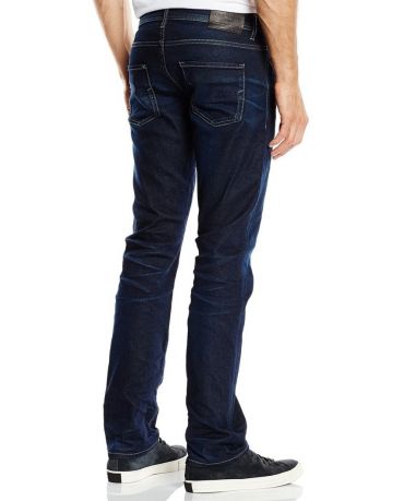 Selected Homme Granatowe Jeansy Męskie Klasyczne