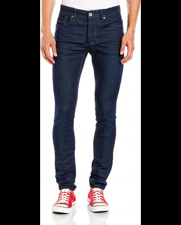 Selected Homme Granatowe Rurki Męskie Jeansy Skinny Fit