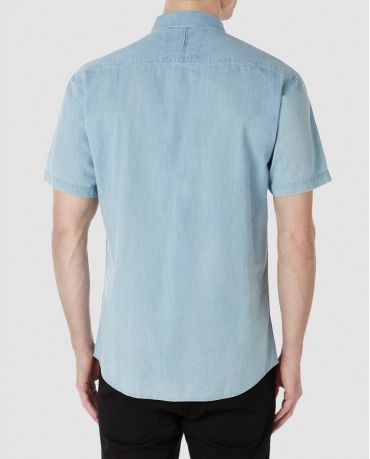 SELECTED HOMME NIEBIESKA KOSZULA S