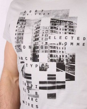 SELECTED HOMME SZARA KOSZULKA L/XL