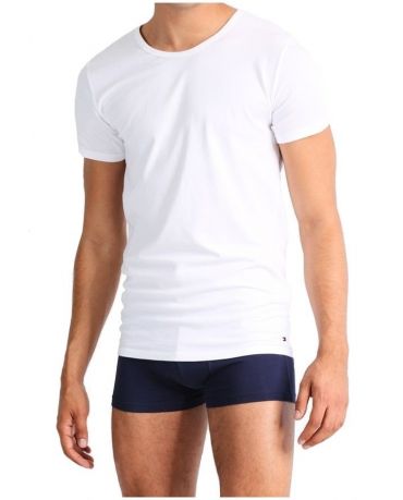 Tommy Hilfiger Biała Koszulka O-neck
