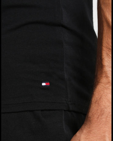 Tommy Hilfiger Czarna Koszulka O-neck